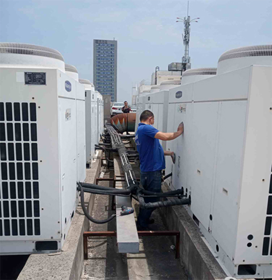 路南中央空调制热和不制冷系统维修方法